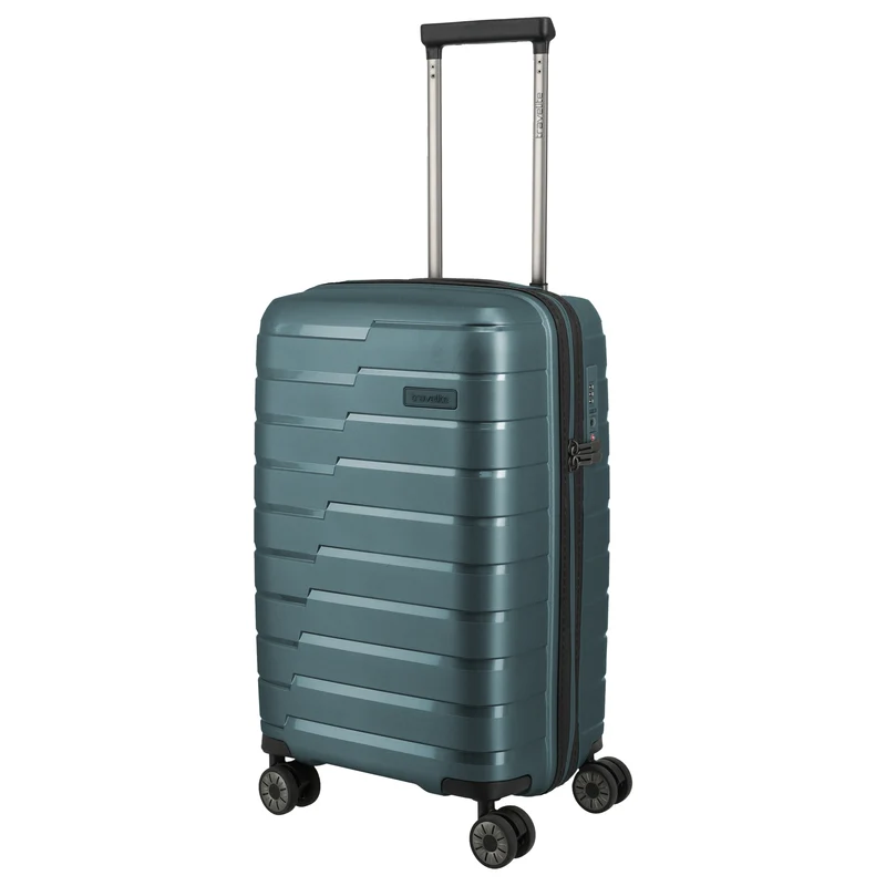 Travelite Air Base Slim - 4-Rollen-Kabinentrolley S 55 cm (ice blue)