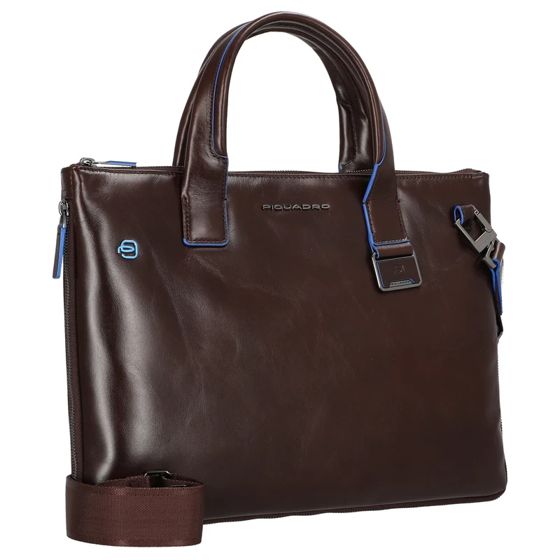 Piquadro Blue Square - Laptoptasche 14" 37 cm (mahogany)