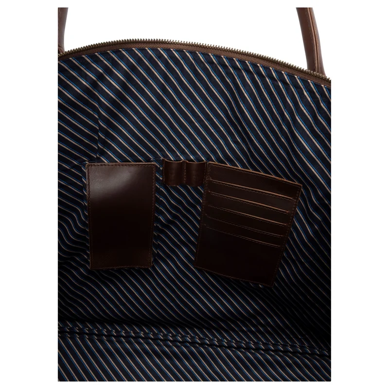 Buckle & Seam Linwood Weekender - Reisetasche 50 cm Leder (brown)