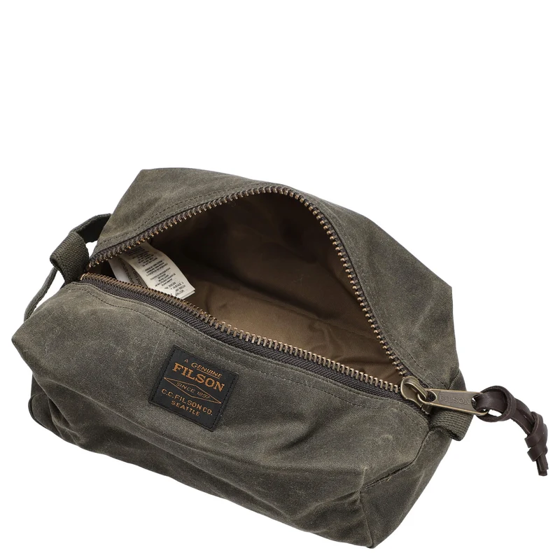 Filson Tin Cloth - Kulturbeutel 23 cm (otter green)