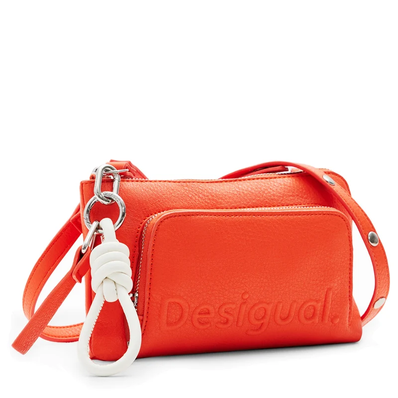 Desigual Half Logo 24 Lisa - Umhängetasche 20 cm (orange)