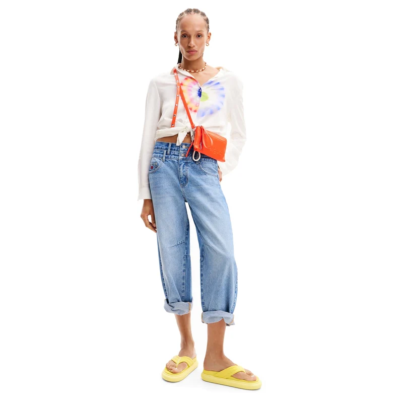 Desigual Half Logo 24 Lisa - Umhängetasche 20 cm (orange)