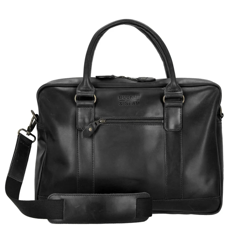 Buckle & Seam Everett - Aktentasche 16" 38 cm (black)