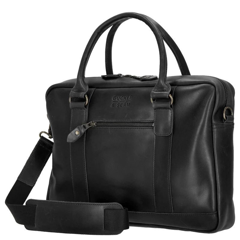 Buckle & Seam Everett - Aktentasche 16" 38 cm (black)