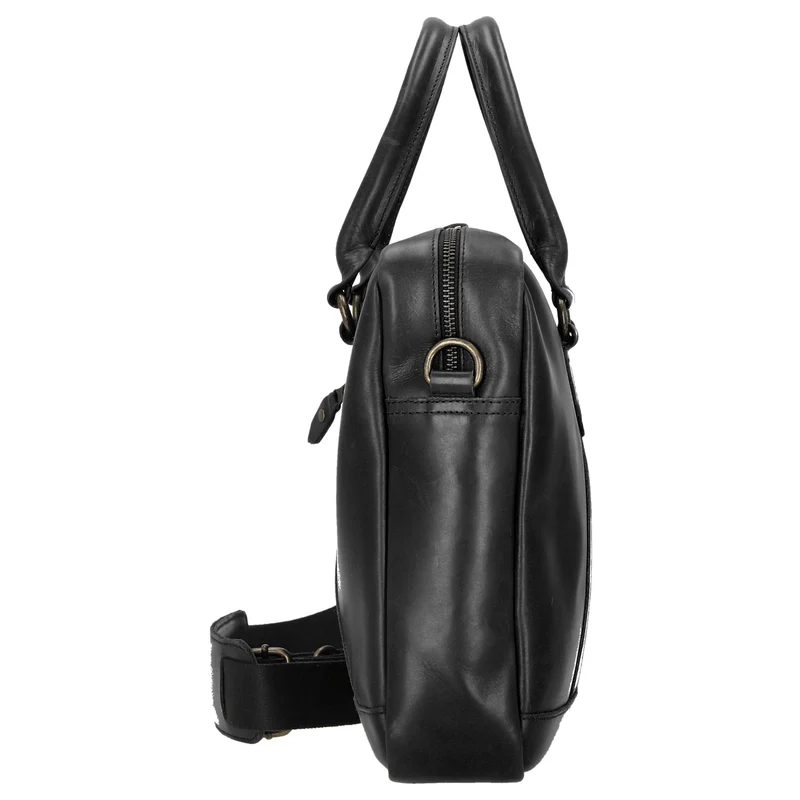 Buckle & Seam Everett - Aktentasche 16" 38 cm (black)