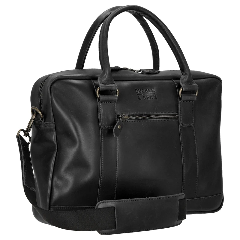 Buckle & Seam Everett - Aktentasche 16" 38 cm (black)