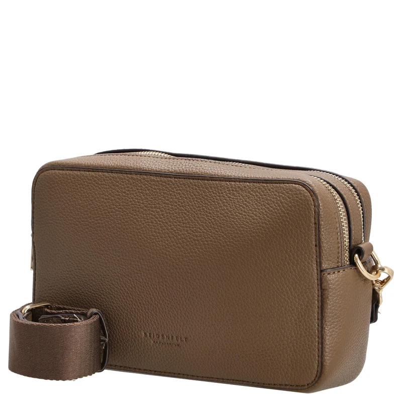 Seidenfelt Bjuv - Umhängetasche 24 cm (olive/gold)