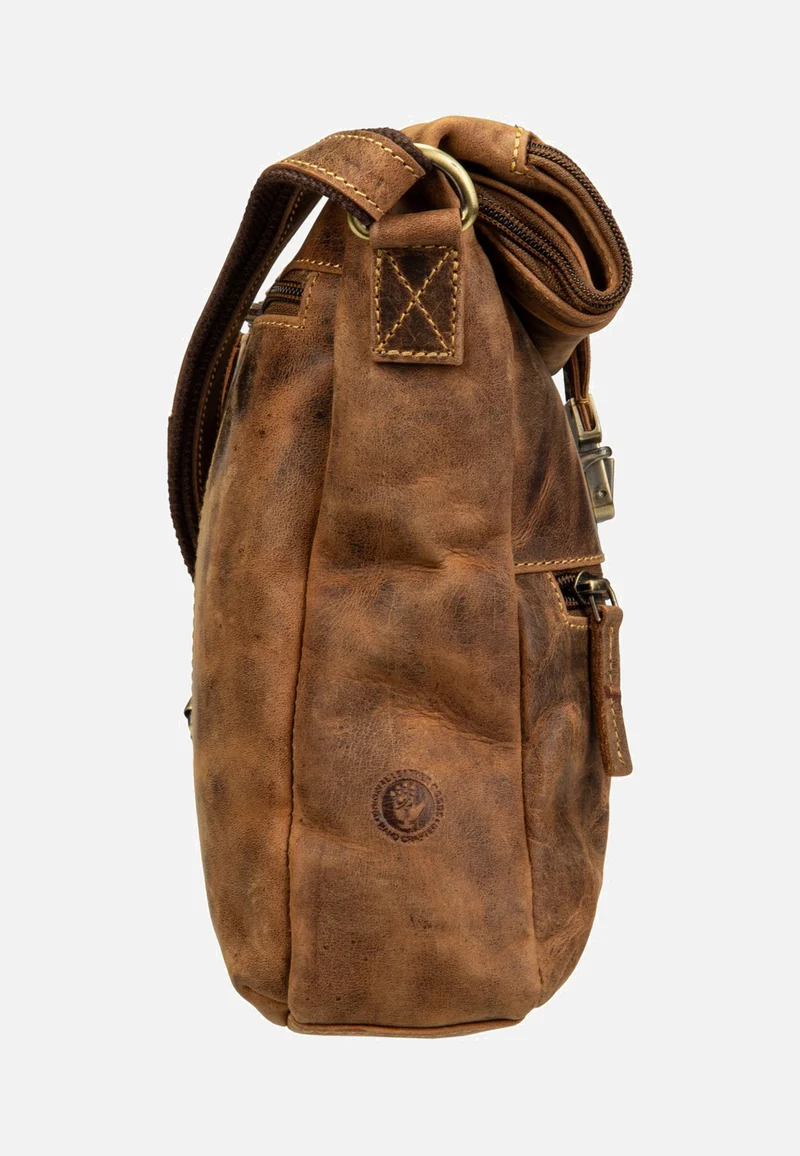 Vintage Foldflap Sattelbraun - Crossbody Bag