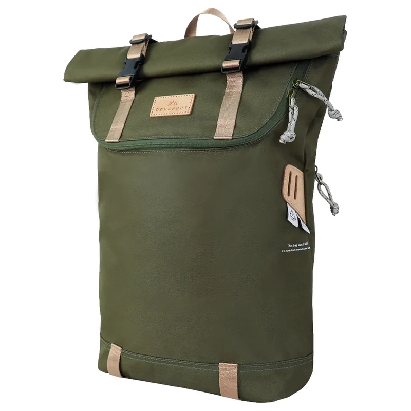 Doughnut Christopher Small Reborn 12 - Rolltop Rucksack 40 cm (army)
