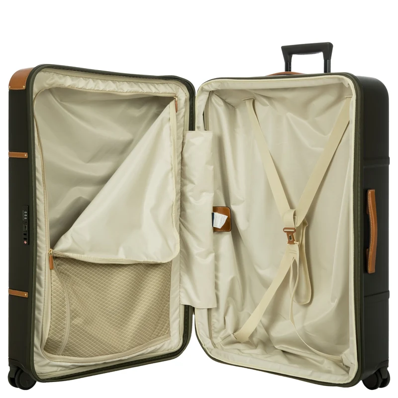 Brics Bellagio - 4-Rollen-Trolley 82 cm erw. recycelt (olive)