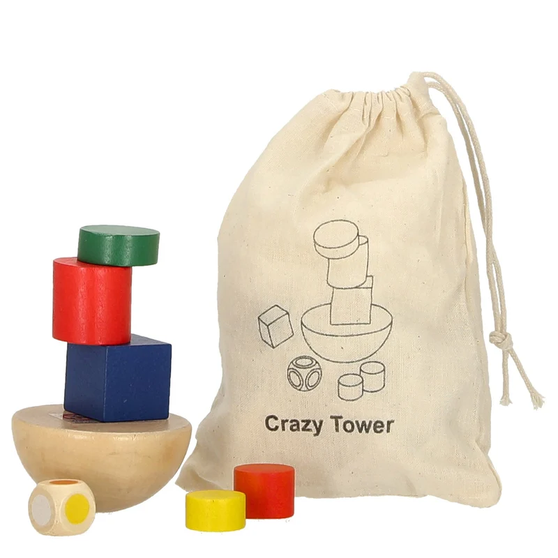 Inspirion Crazy Tower - Geschicklichkeitsspiel (Bunt)