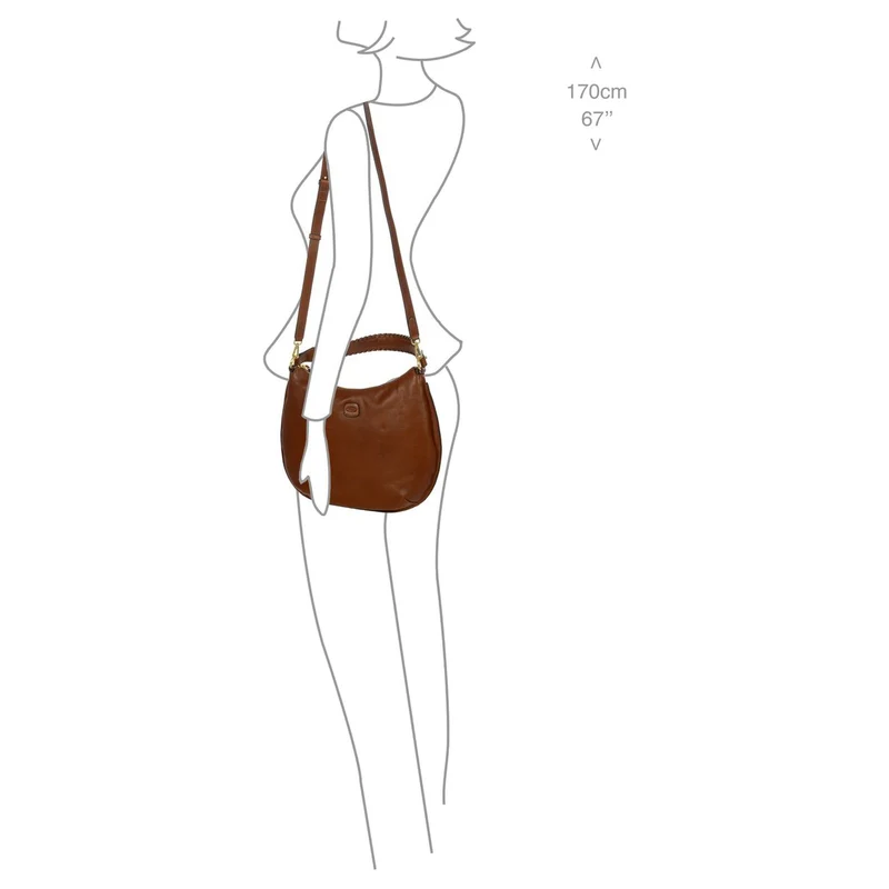 Brics Volterra - Schultertasche 39 cm (tobacco)