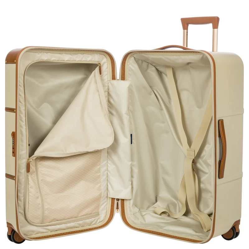 Brics Bellagio Trunk - 4-Rollen-Trolley 74 cm recycelt (cream)