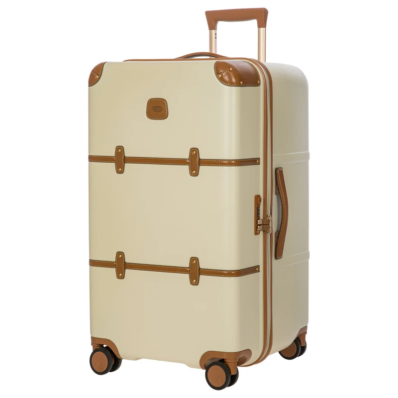 Brics Bellagio Trunk - 4-Rollen-Trolley 74 cm recycelt (cream)