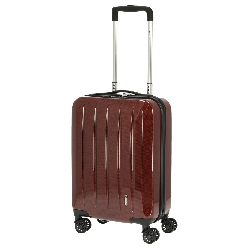 CHECK.IN London 2.0 - 4-Rollen-Trolley 50 cm (carbon rot)