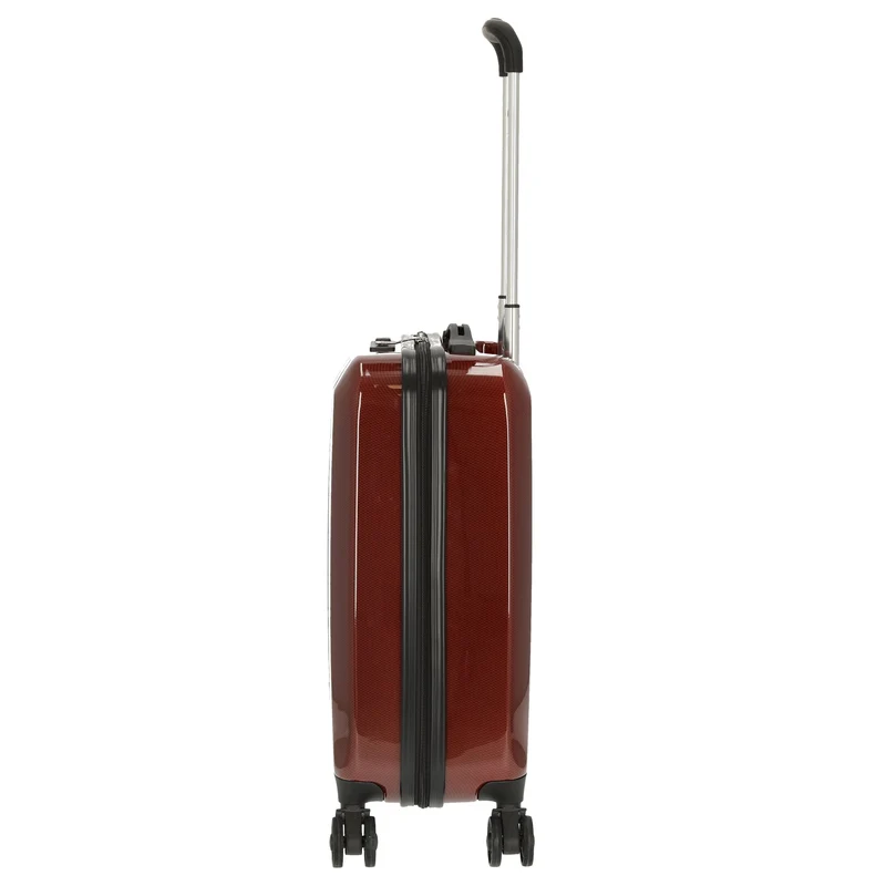 CHECK.IN London 2.0 - 4-Rollen-Trolley 50 cm (carbon rot)