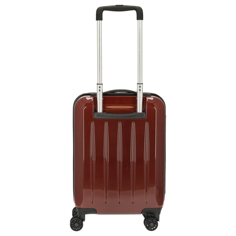 CHECK.IN London 2.0 - 4-Rollen-Trolley 50 cm (carbon rot)