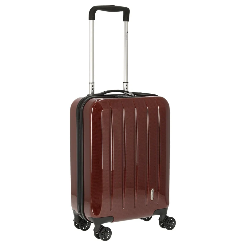 CHECK.IN London 2.0 - 4-Rollen-Trolley 50 cm (carbon rot)