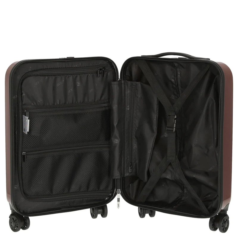CHECK.IN London 2.0 - 4-Rollen-Trolley 50 cm (carbon rot)