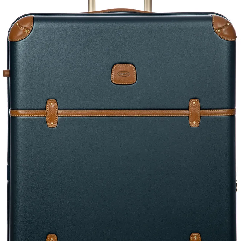 Brics Bellagio - 4-Rollen-Trolley 76 cm erw. recycelt (blue/tan)