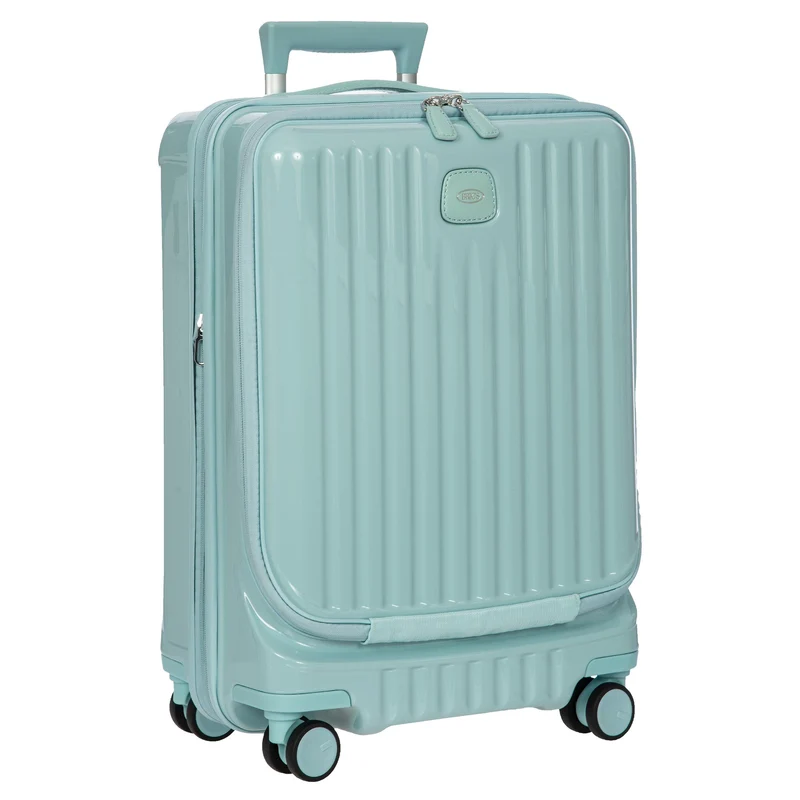 Brics Positano - 4-Rollen Kabinentrolley 55 cm USB erw. (hellblau)