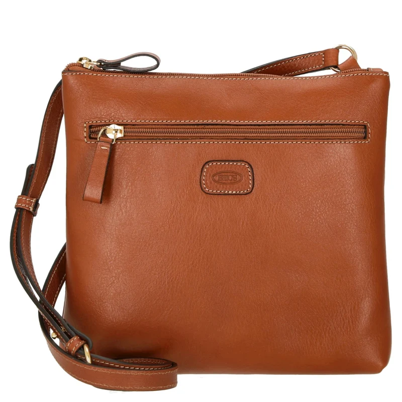 Brics Life Pelle - Umhängetasche 25 cm (cognac)