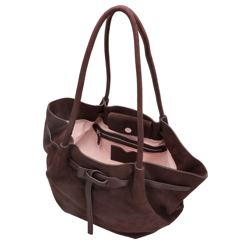 Les Visionnaires Bonnie Grande Essential Cozy - Schultertasche 51 cm (aubergine)