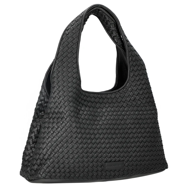 Les Visionnaires Paz Weave Silky - Shopper 45 cm (black)
