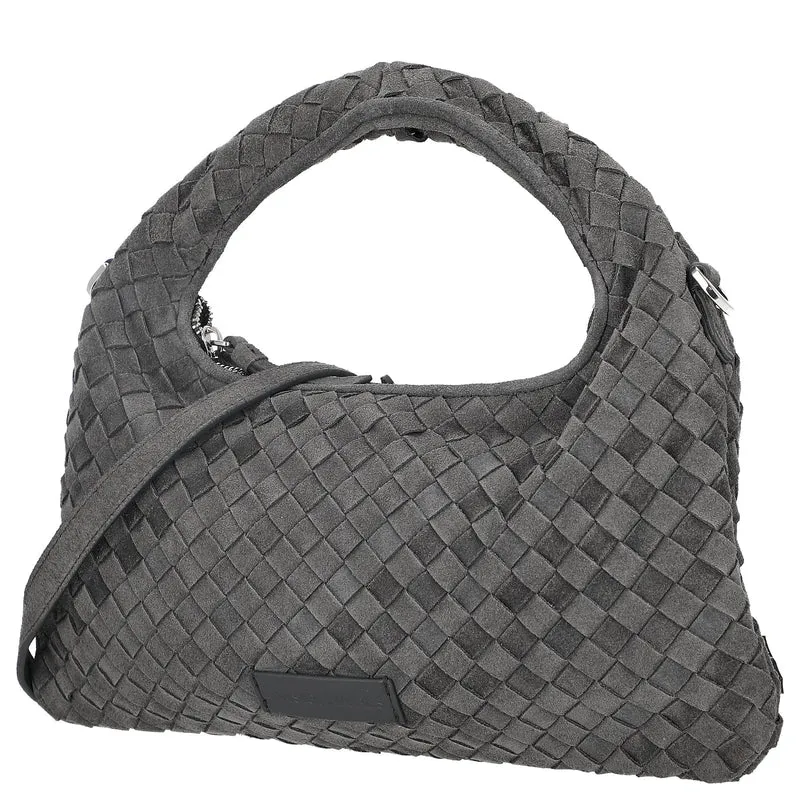 Les Visionnaires Sadie Weave Cozy - Umhängetasche 39 cm (asphalte)