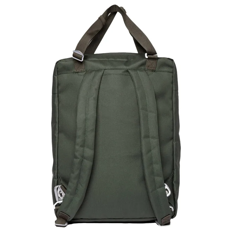 Sandqvist GO 2-Way Tote - Rucksack 16" 40 cm (dawn green)