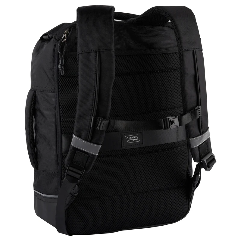 Camel Active Connect Backpack - Rucksack/Reiserucksack L 15" 42 cm (black)
