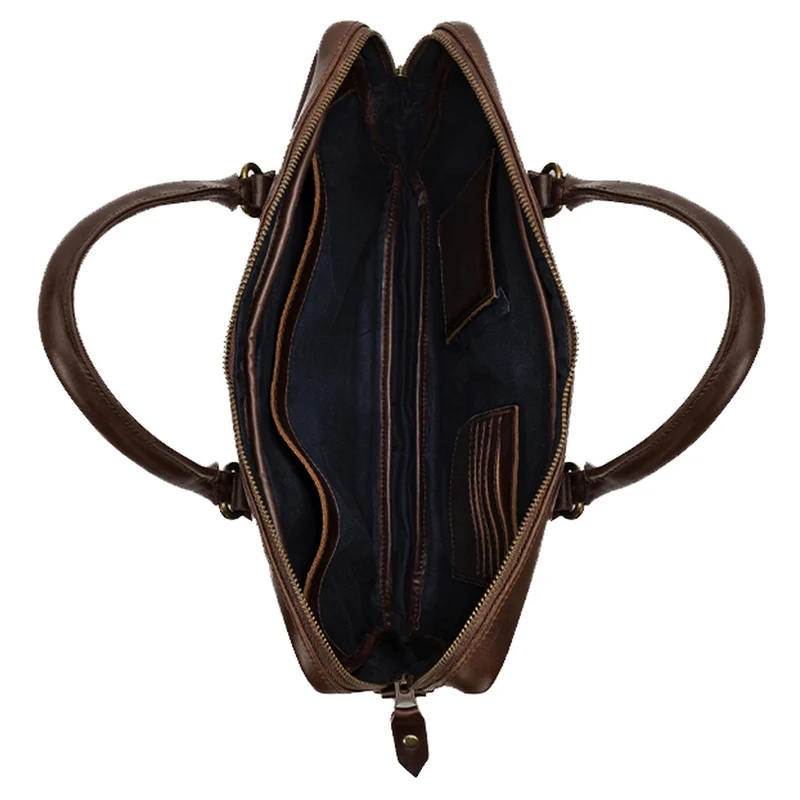 Buckle & Seam Cali Laptoptasche 15" 36 cm (brown/blu)