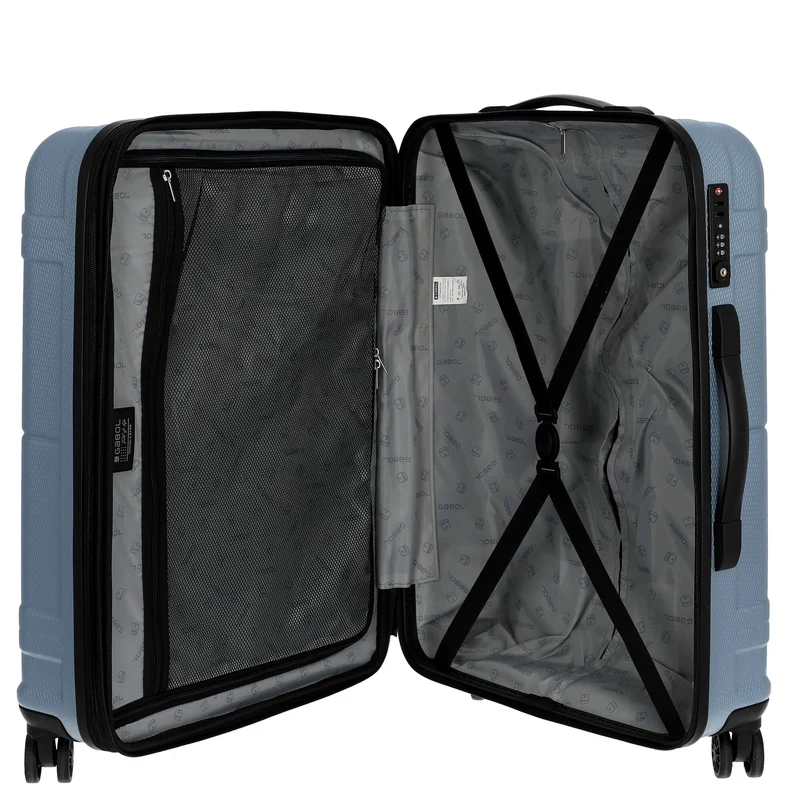Gabol Bari - 4-Rollen-Trolley M 65 cm erw. (azul)