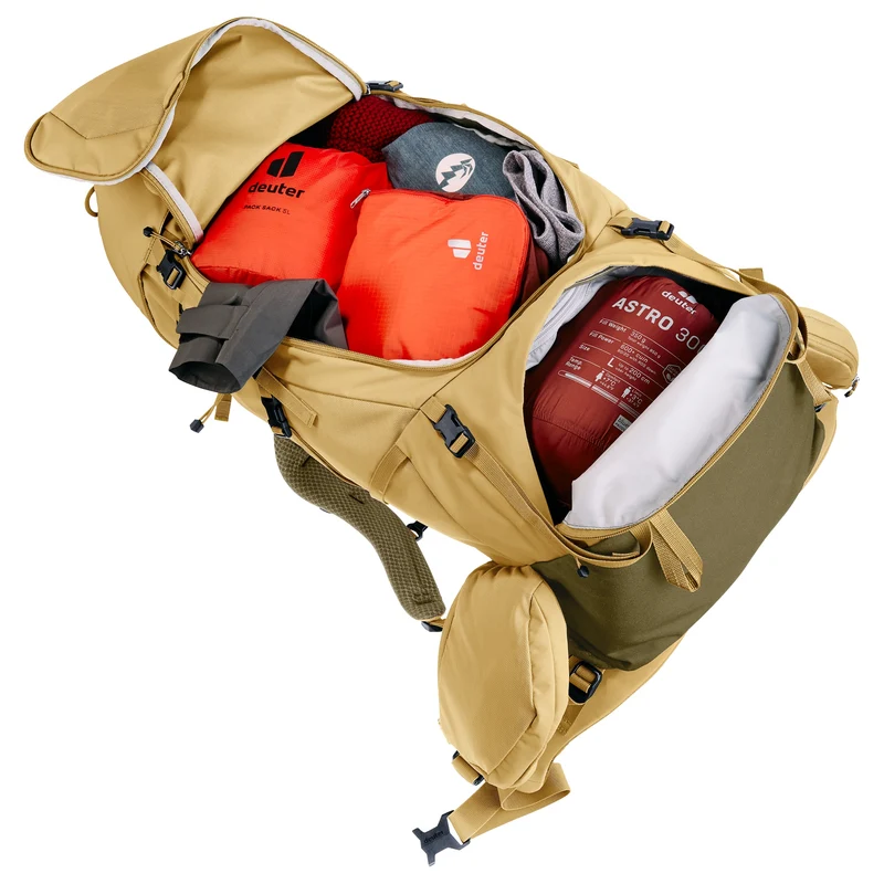 Deuter Aircontact Core 45 + 10 SL - Trekkingrucksack 82 cm (savanna-nori)