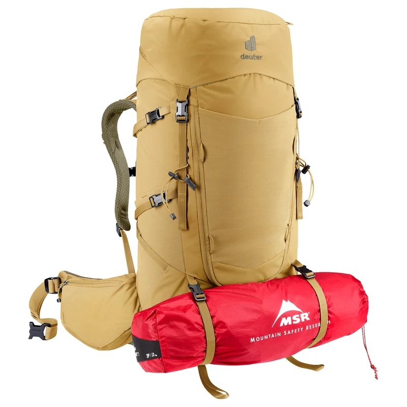 Deuter Aircontact Core 45 + 10 SL - Trekkingrucksack 82 cm (savanna-nori)