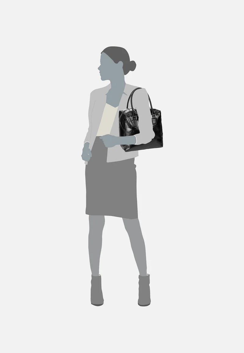 Kayla Archive Lack M 2165293 Black - Henkeltasche