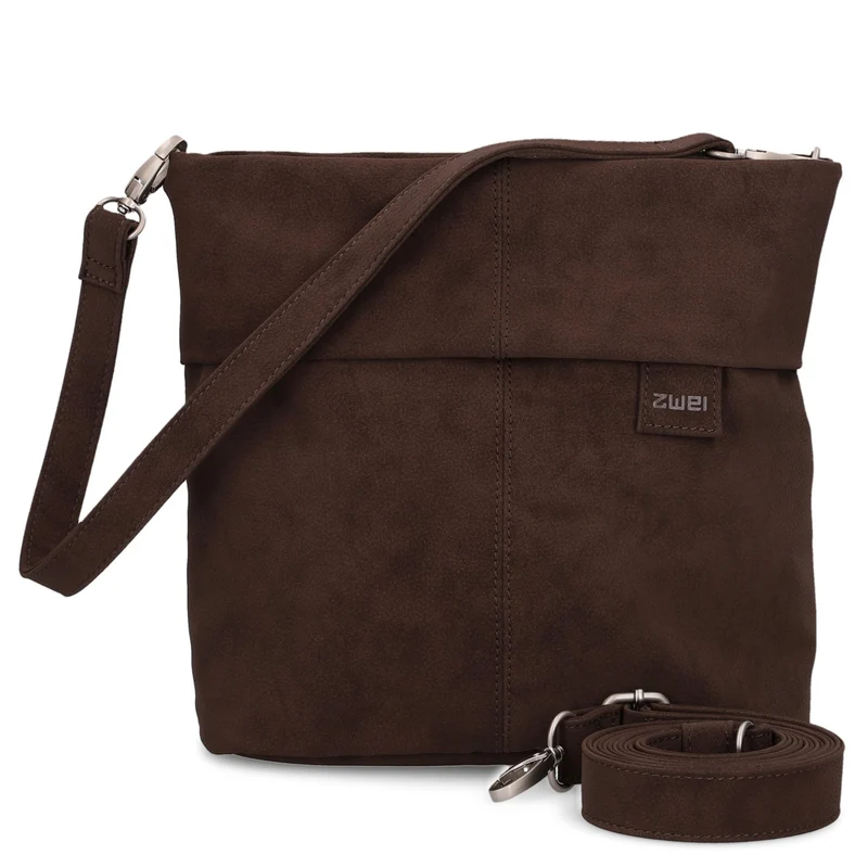 zwei Mademoiselle M8 - Schultertasche 25 cm (nubuk-espresso)