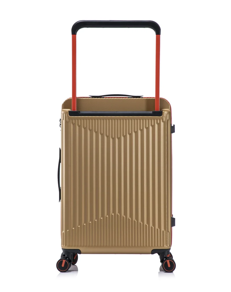 2er-Pack Hartschalenkoffer: Mittelgroßer Koffer und Handgepäck NORTH BEACH