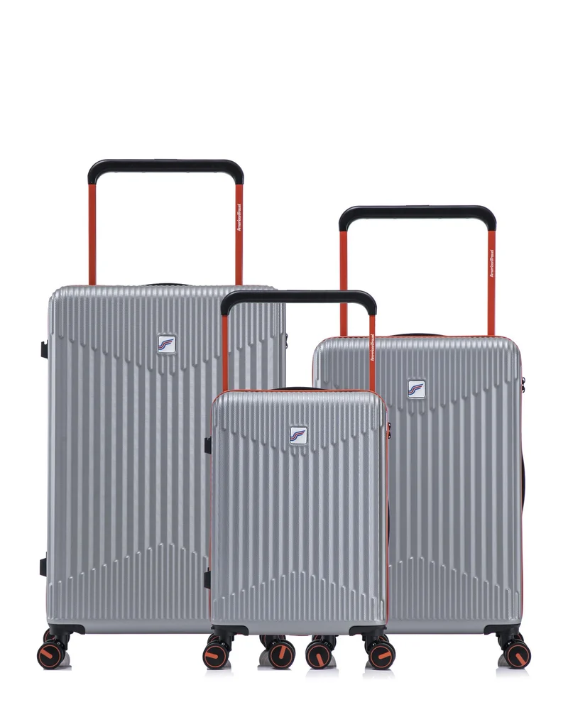 3er-Pack Hartschalenkoffer: Großer Koffer, mittelgroßer Koffer und Handgepäck NORTH BEACH