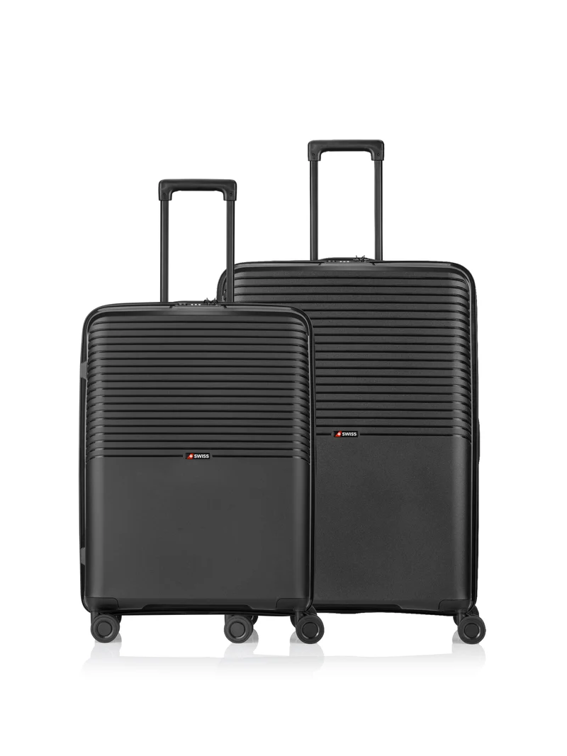 Jet "SWISS" - Trolley 2er Set M + L (black)