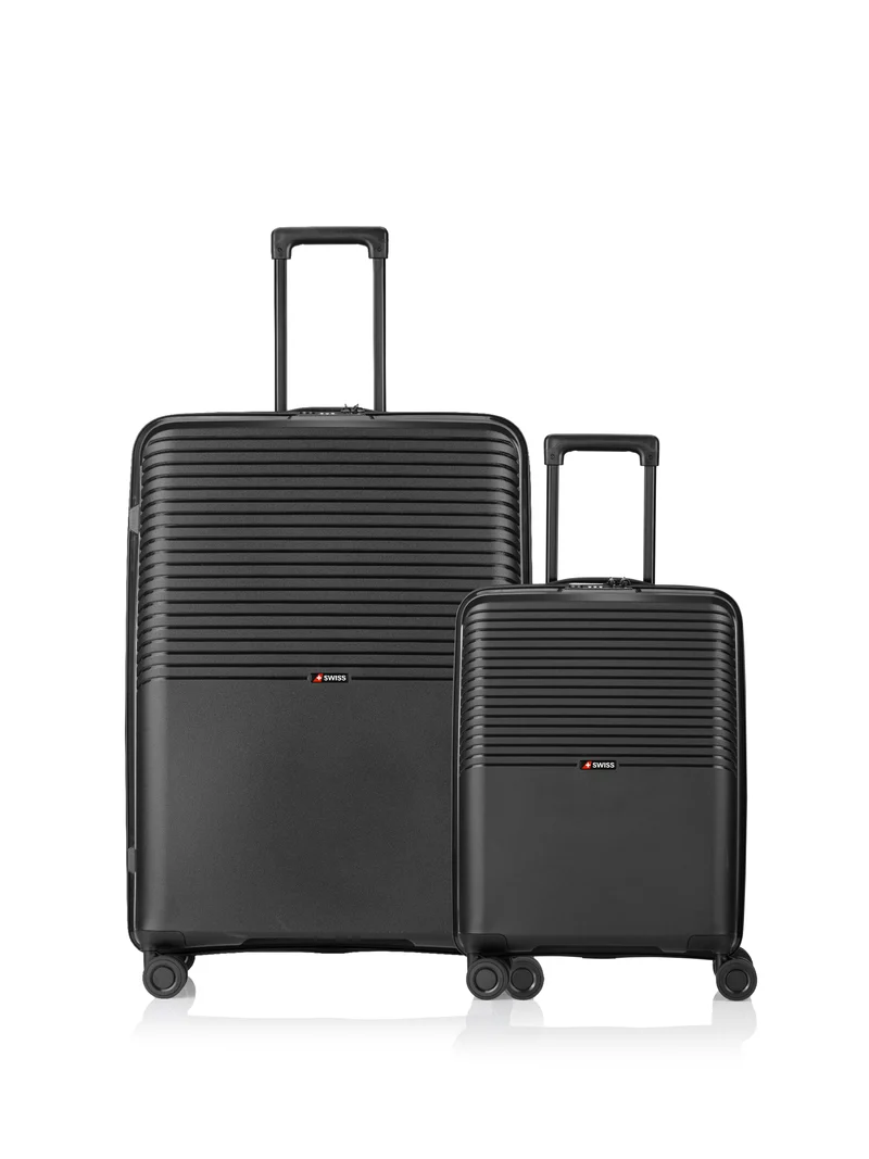 Jet "SWISS" - Trolley 2er Set S + L (black)