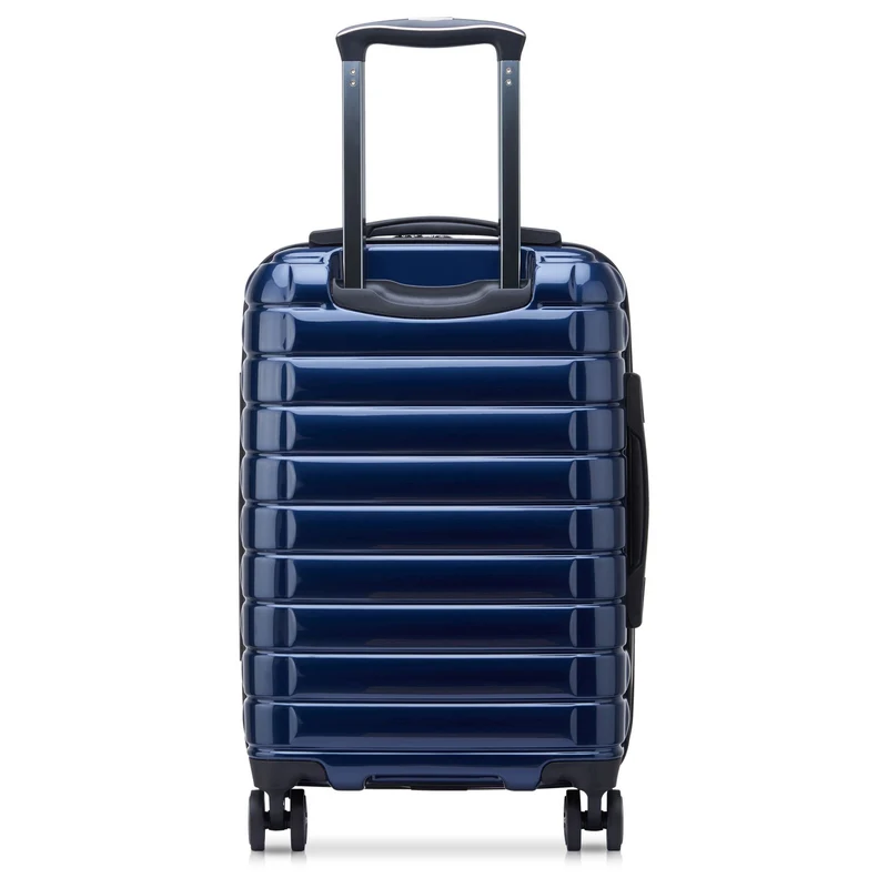 Delsey Paris Shadow 5.0 - 4-Rollen-Kabinentrolley mit Vortasche S 55 cm erw. USB (marineblau)