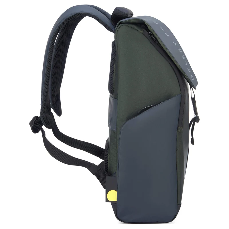 Delsey Paris Securflap - Rucksack 15" 45.5 cm RFID (blau grün)