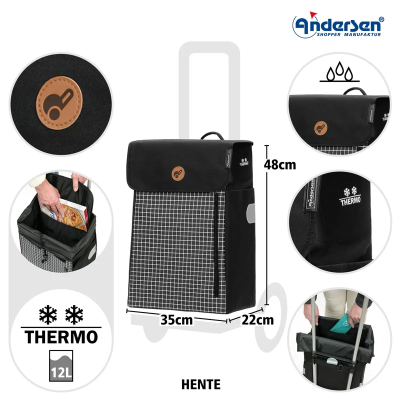 Andersen Scala Shopper Plus Hente - Trolley 103 cm (black)