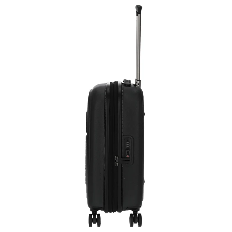 Mandarina Duck Logoduck+ - 4-Rollen-Kabinentrolley 55 cm S erw. (black)
