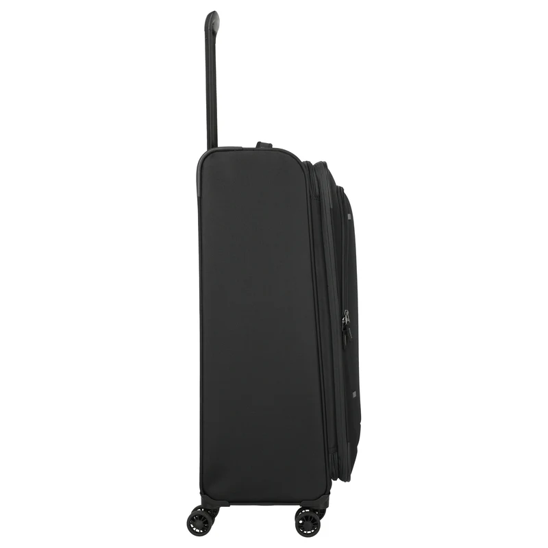 Travelite Umbria - 4-Rollen-Trolley L 77 cm erw. (schwarz)