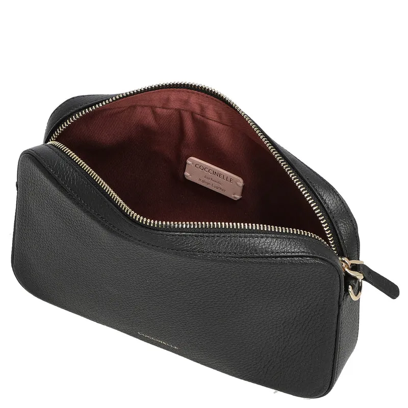 Coccinelle Tebe - Umhängetasche 24 cm (noir)