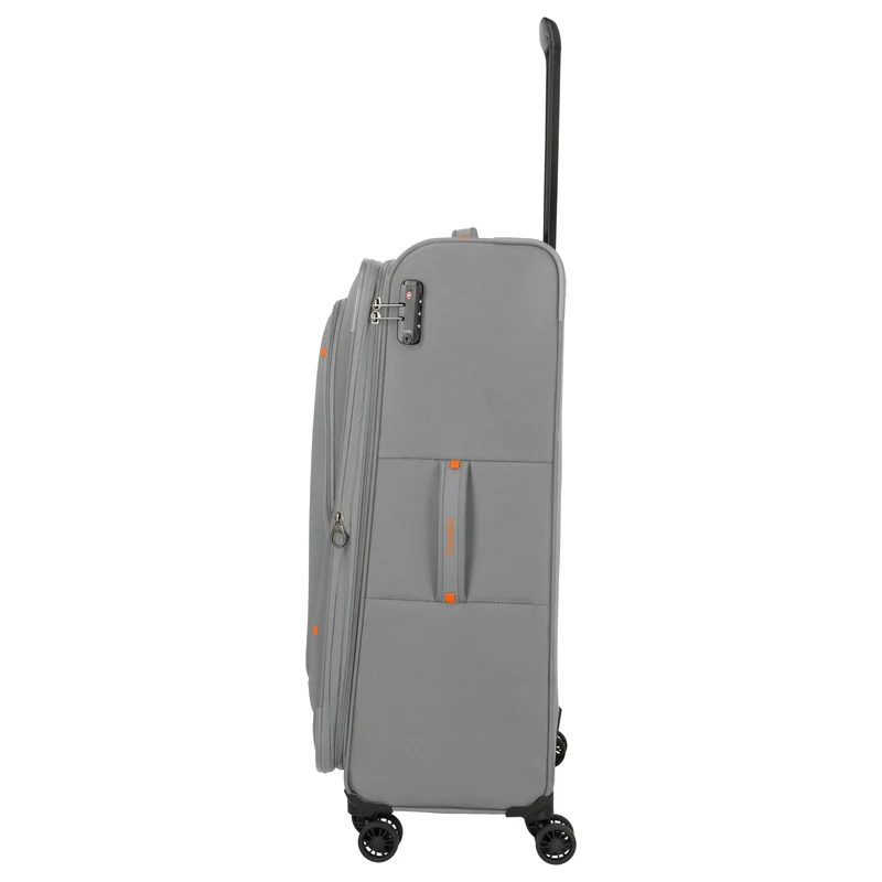 Travelite Umbria - 4-Rollen-Trolley L 77 cm erw. (smoky grey)