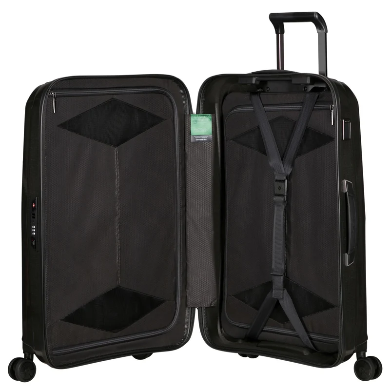 Samsonite Selection Major-Lite - 4-Rollen-Trolley M 69 cm (schwarz)