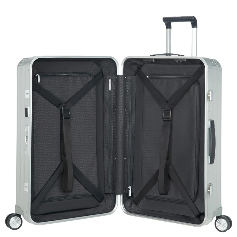 Samsonite Selection Lite-Box Alu - 4-Rollen-Trolley L 76 cm (aluminium)